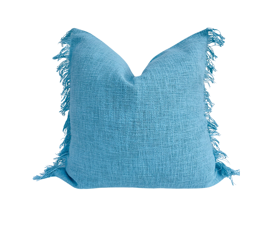 POSITANO - Set of 2 Cushion Covers with fringes