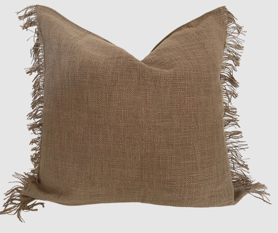 POSITANO - Set of 2 - Cushion cover with fringes